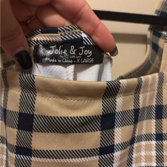 Elegant Plaid Dress - Picture 2 of 5